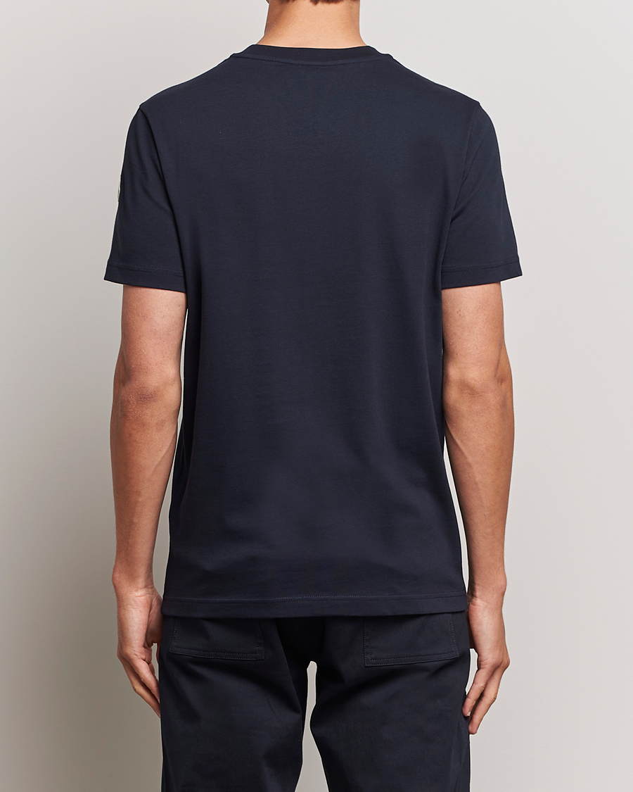 Men | T-Shirts | Moncler | Embossed Logo T-Shirt Navy