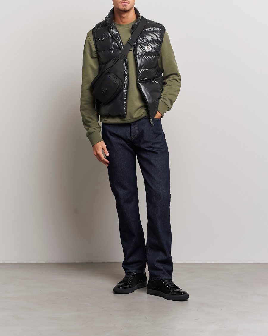 Men | Sweaters & Knitwear | Moncler | Lettering Logo Sweatshirt Olive