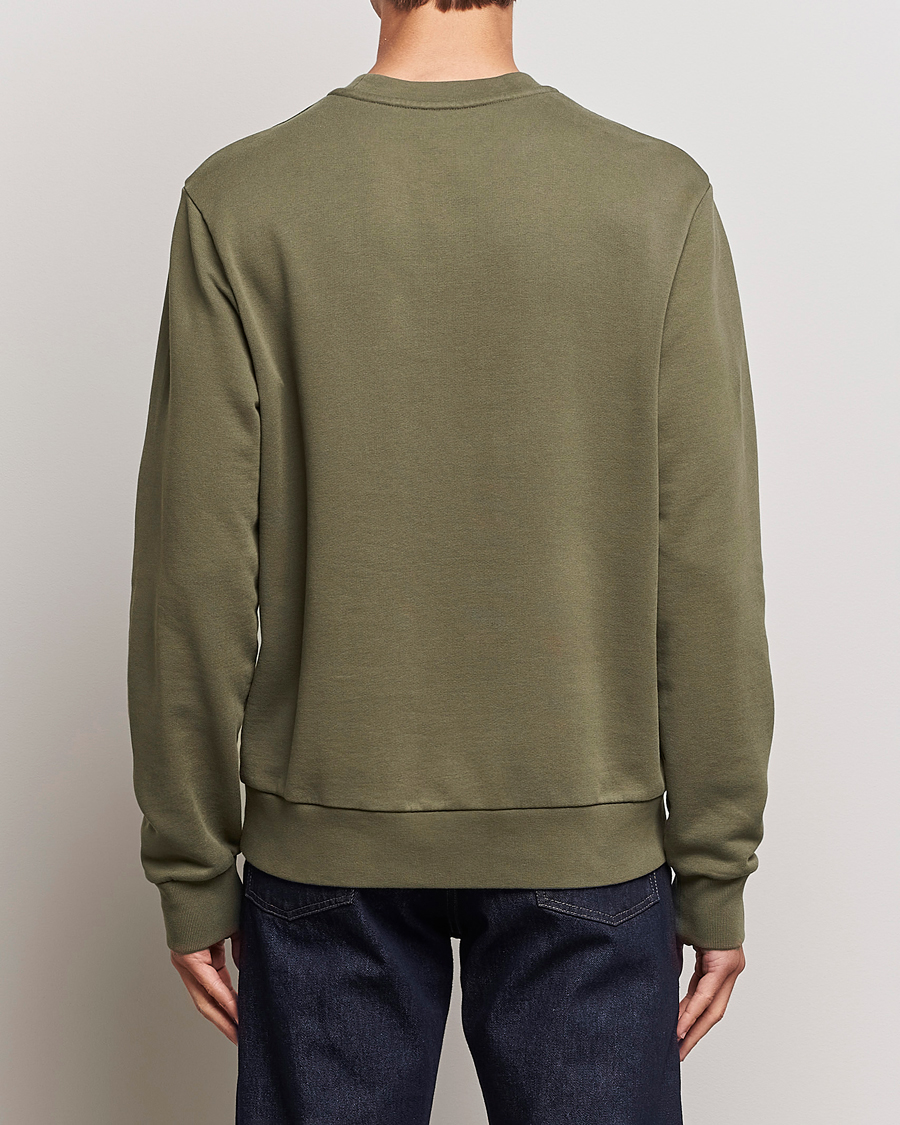 Men | Sweaters & Knitwear | Moncler | Lettering Logo Sweatshirt Olive
