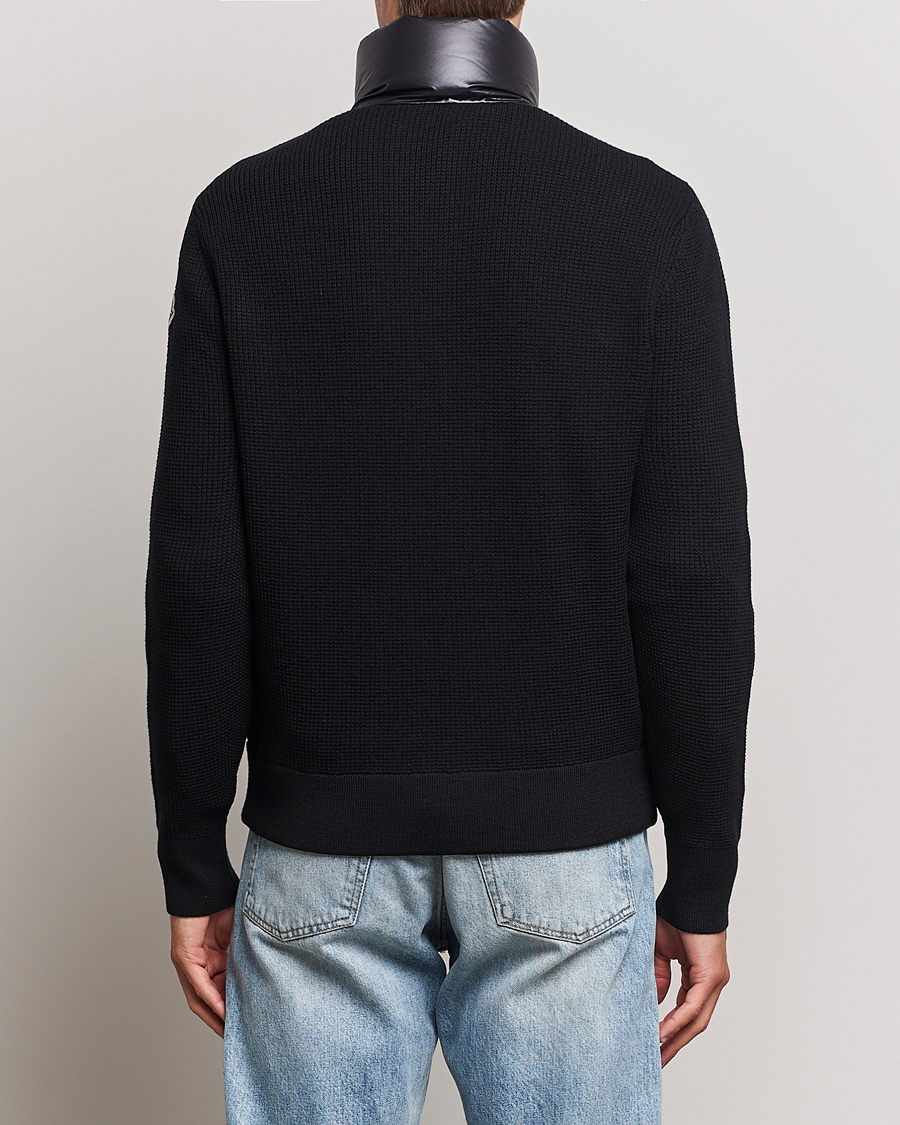 Men | Sweaters & Knitwear | Moncler | Hybrid Zip Cardigan Black