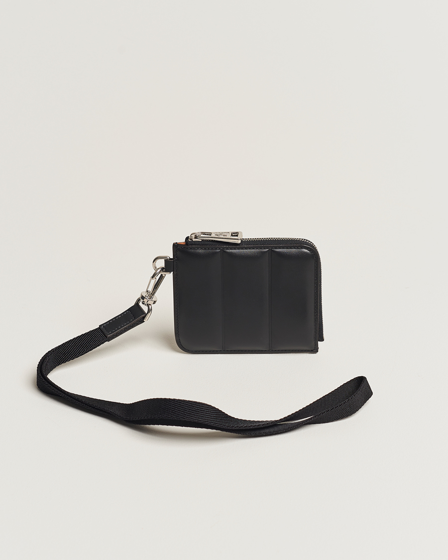 Moncler Strap Leather Wallet Black at CareOfCarl.com