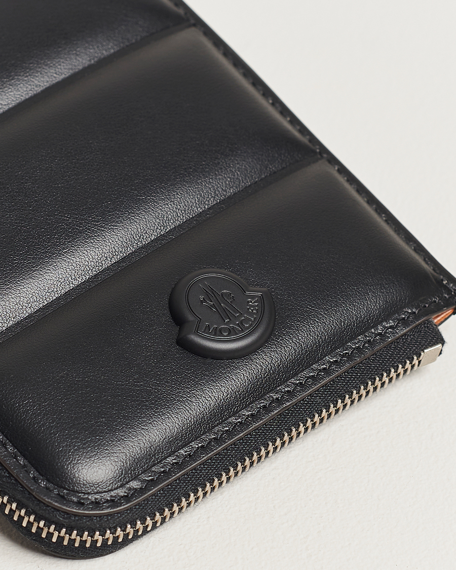 Men | Moncler Strap Leather Wallet Black | Moncler | Strap Leather Wallet Black