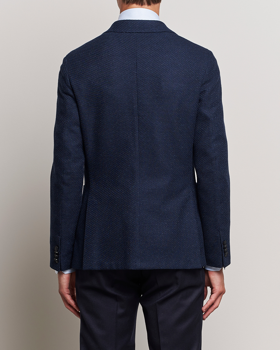 Men | Blazers | Zegna | Unconstructed Structured Wool Blazer Navy