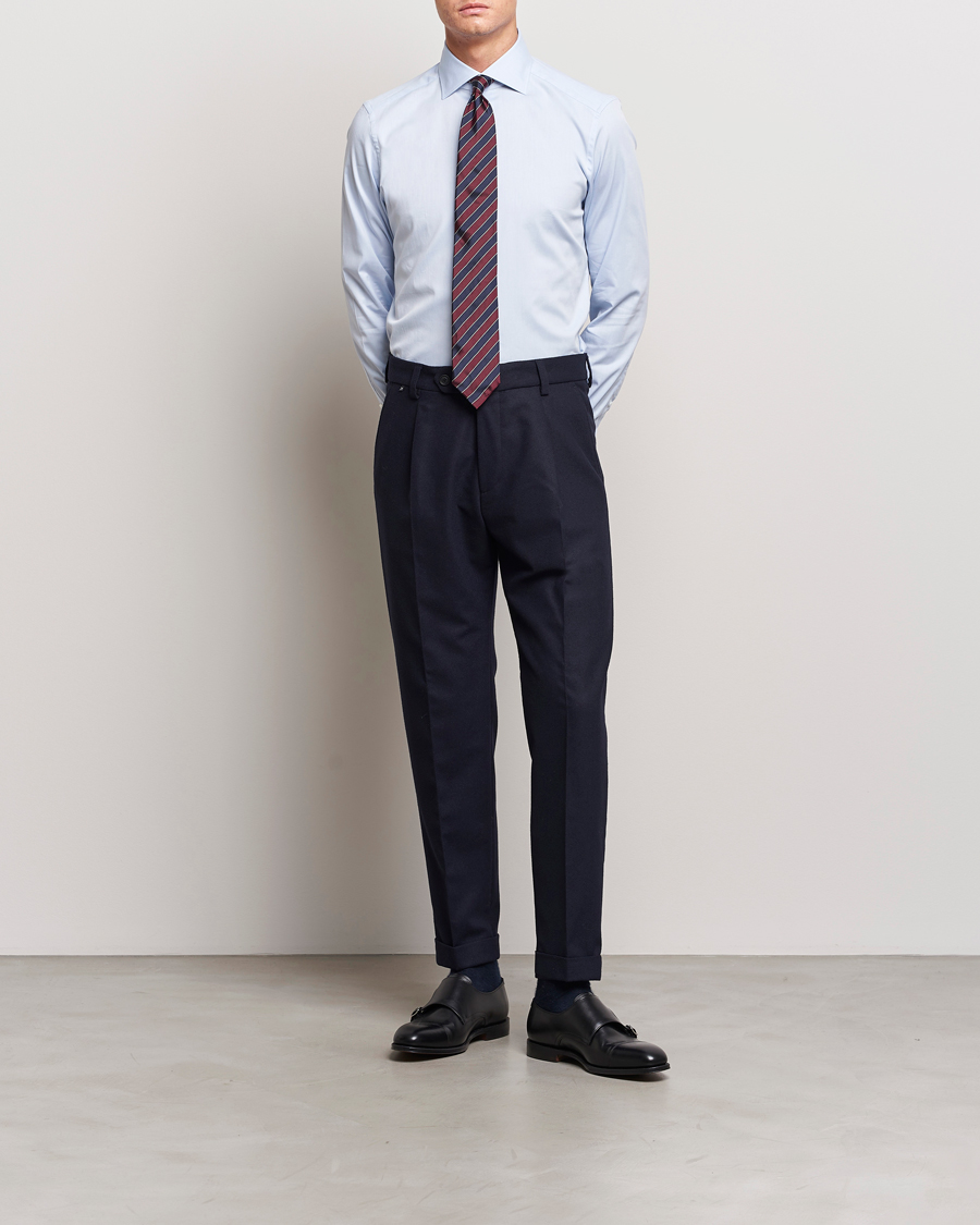 Men | Shirts | Zegna | Slim Fit Dress Shirt Light Blue