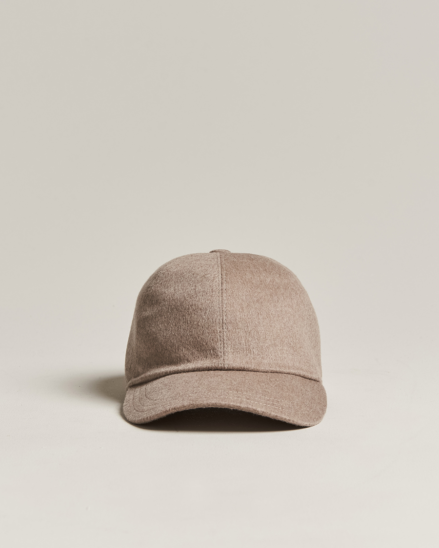 Men | Zegna Cashmere Baseball Cap Beige | Zegna | Cashmere Baseball Cap Beige