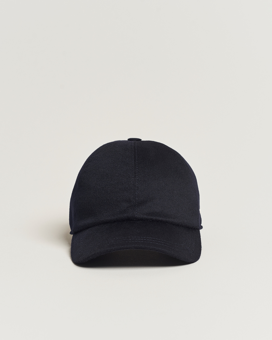 Men | Zegna Cashmere Baseball Cap Navy | Zegna | Cashmere Baseball Cap Navy
