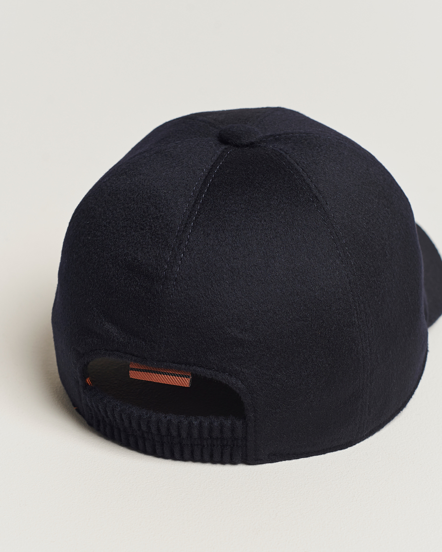 Men | Zegna Cashmere Baseball Cap Navy | Zegna | Cashmere Baseball Cap Navy
