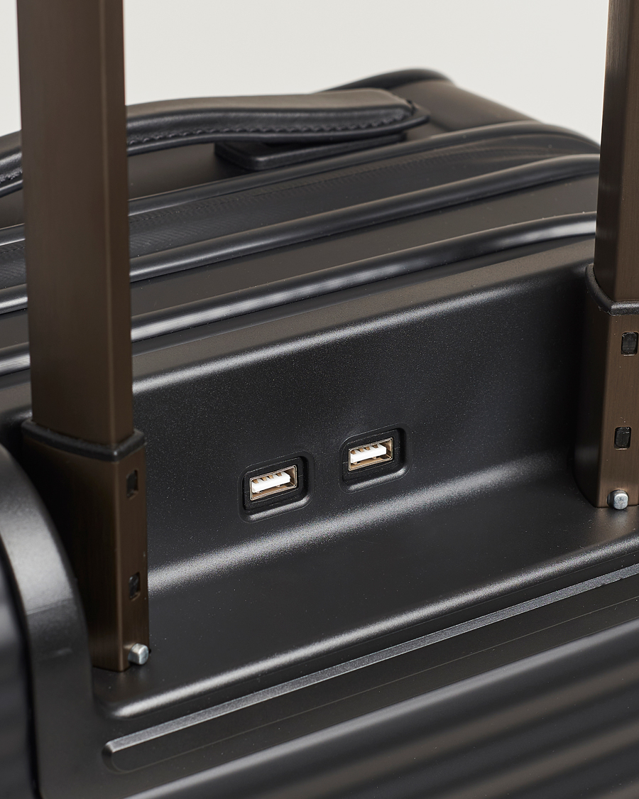 Men | Zegna Leggerissimo Cabin Trolley Black | Zegna | Leggerissimo Cabin Trolley Black