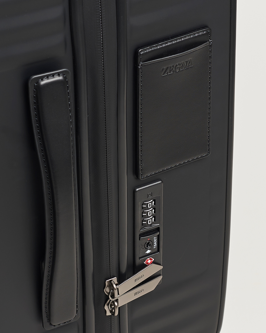 Men | Zegna Leggerissimo Cabin Trolley Black | Zegna | Leggerissimo Cabin Trolley Black