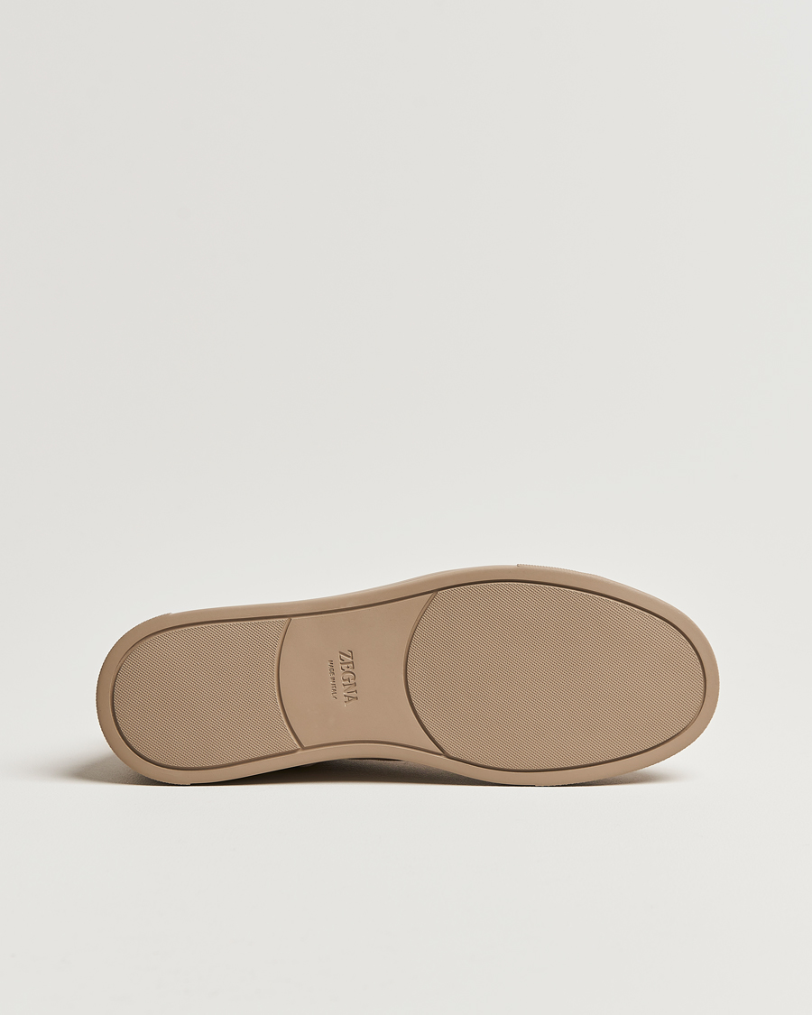 Men | Zegna Triple Stitch Sneakers Full Beige Suede | Zegna | Triple Stitch Sneakers Full Beige Suede