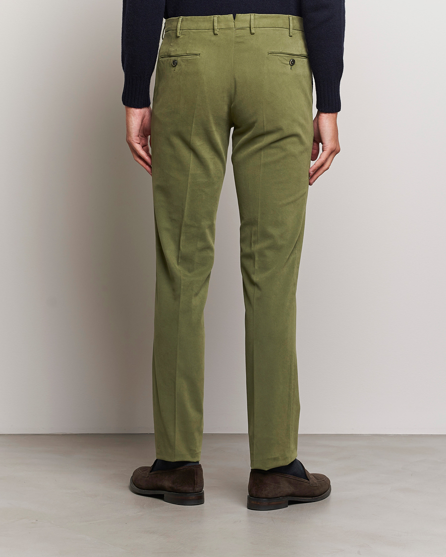 Men | Trousers | PT01 | Slim Fit Cotton Stretch Chinos Dark Green