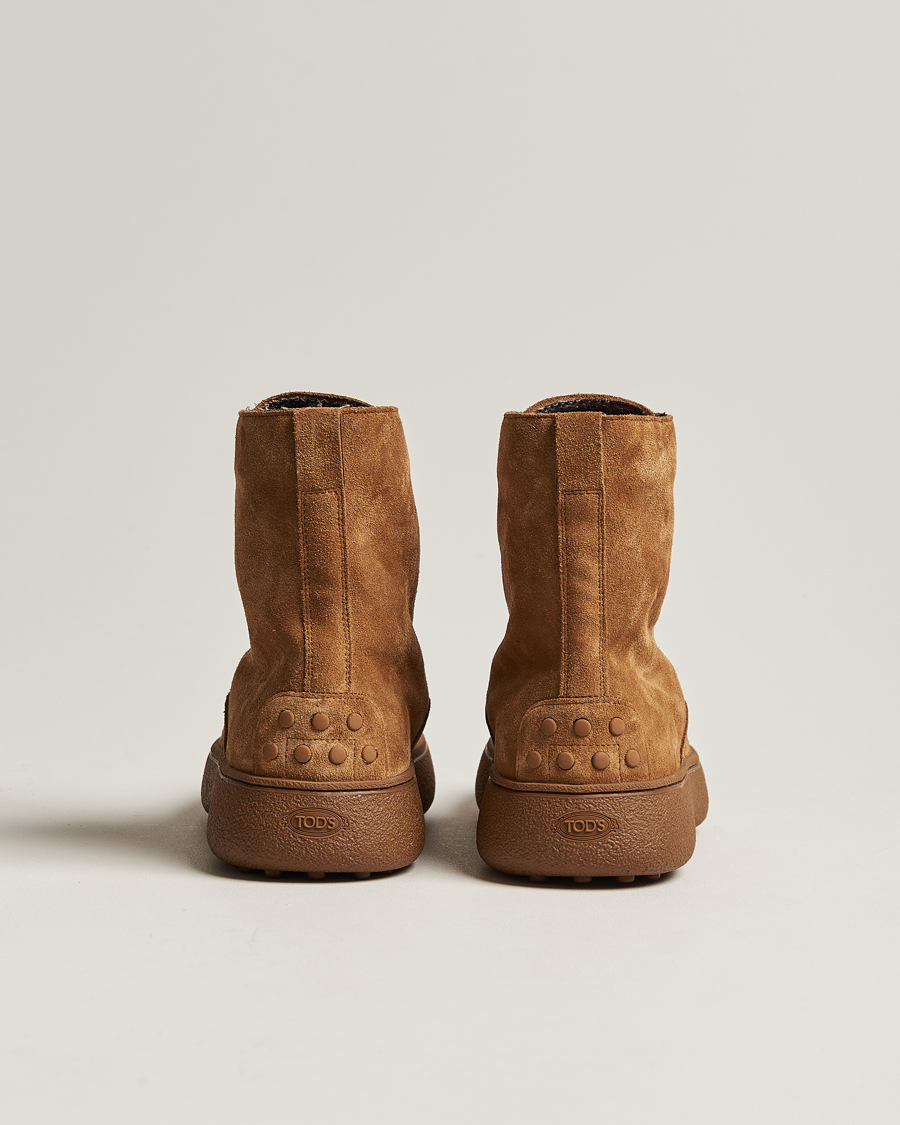 Men | Tod's Gommino Winter Boots Brown Suede | Tod's | Gommino Winter Boots Brown Suede