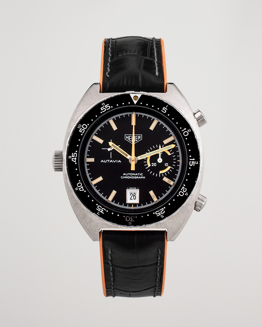 Men | Pre-Owned & Vintage Watches | Heuer Pre-Owned | Autavia 15630 MH Orange Boy Steel Black