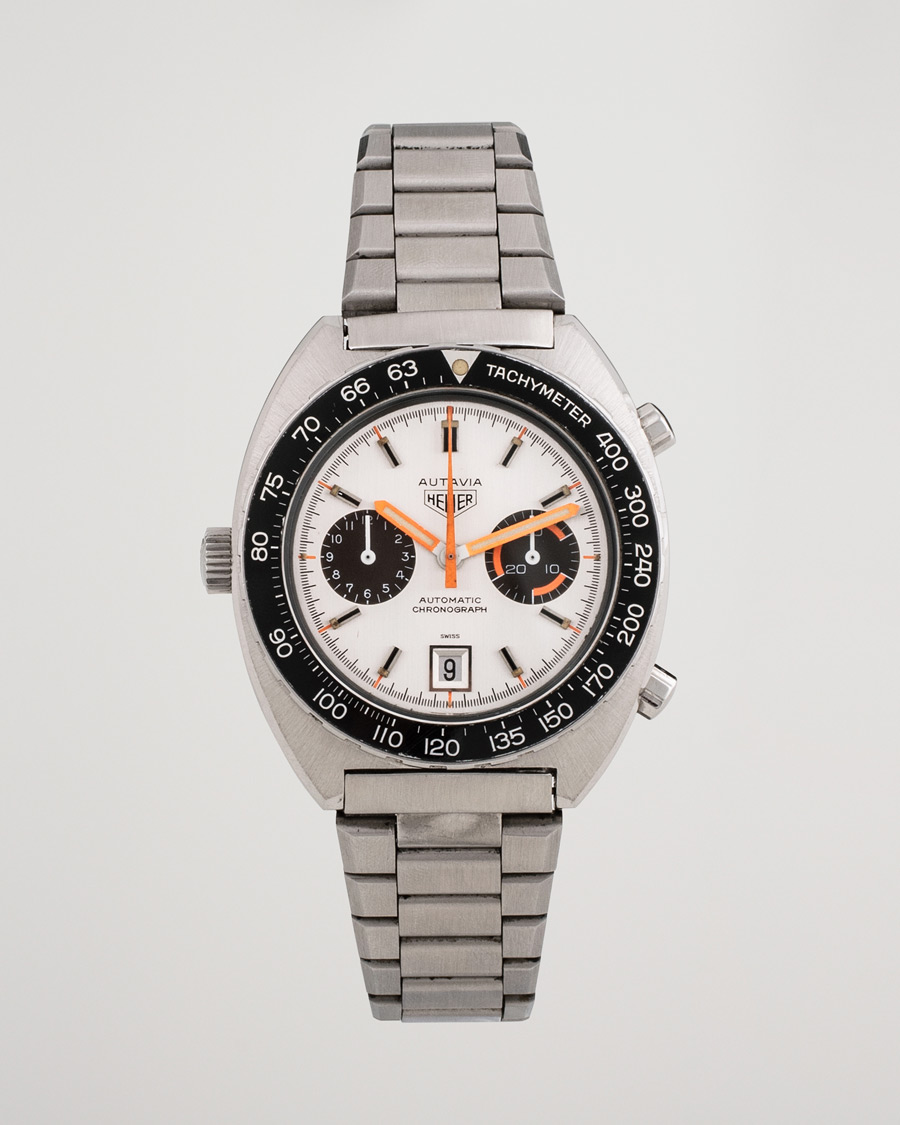 Men | Heuer Pre-Owned Autavia 11630 Tachymeter Steel Silver | Heuer Pre-Owned | Autavia 11630 Tachymeter Steel Silver