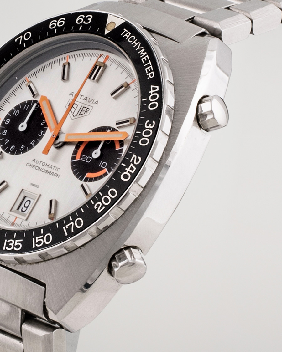 Men | Heuer Pre-Owned Autavia 11630 Tachymeter Steel Silver | Heuer Pre-Owned | Autavia 11630 Tachymeter Steel Silver
