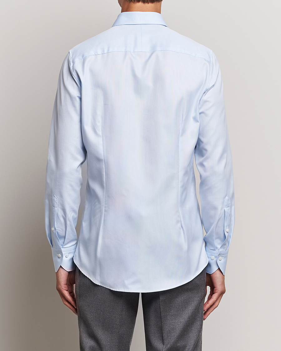 Men | Shirts | Stenströms | 1899 Slim Cotton Royal Oxford Shirt Blue