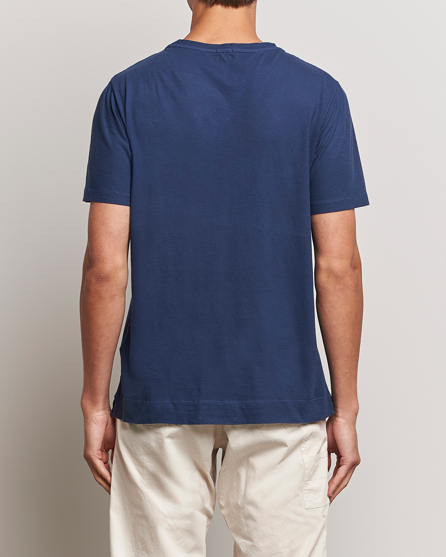 Men | T-Shirts | Massimo Alba | Panarea Cotton Jersey T-Shirt Navy