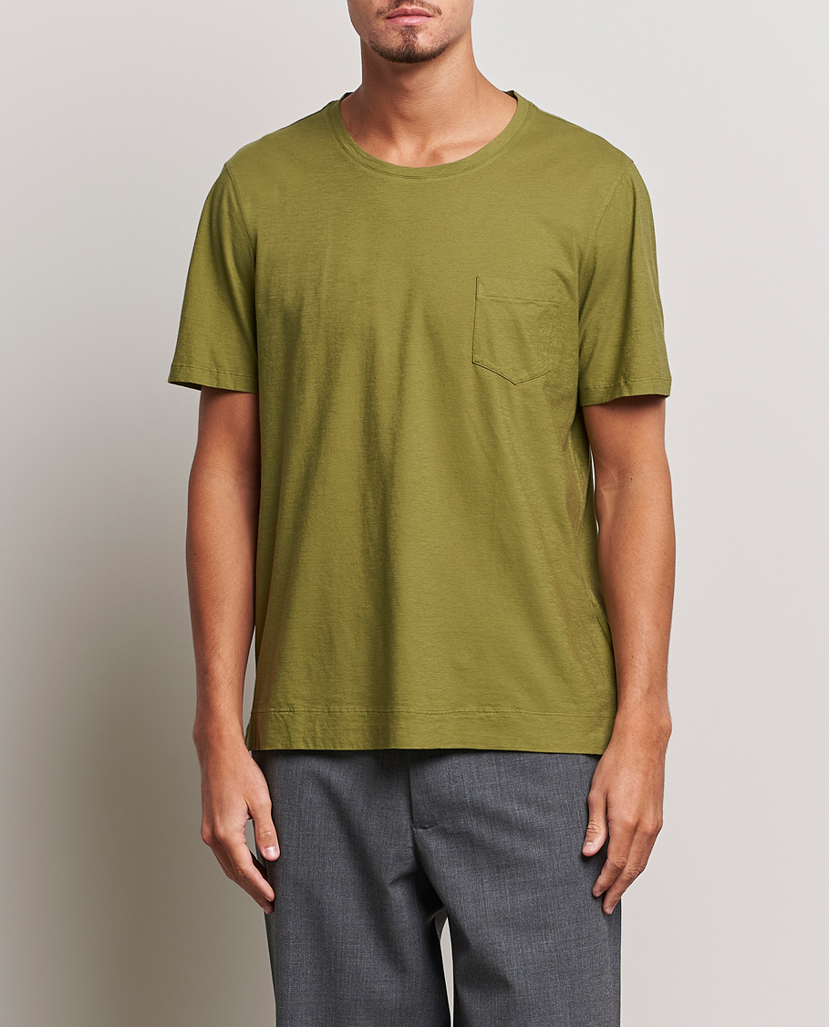 Men | Massimo Alba | Massimo Alba | Panarea Cotton Jersey T-Shirt Olive