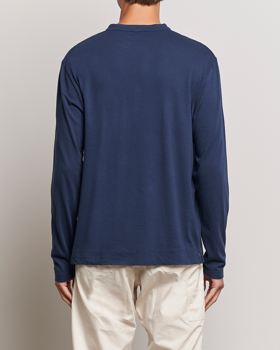 Men | Sweaters & Knitwear | Massimo Alba | Hawai Cotton/Cashmere Henley Navy