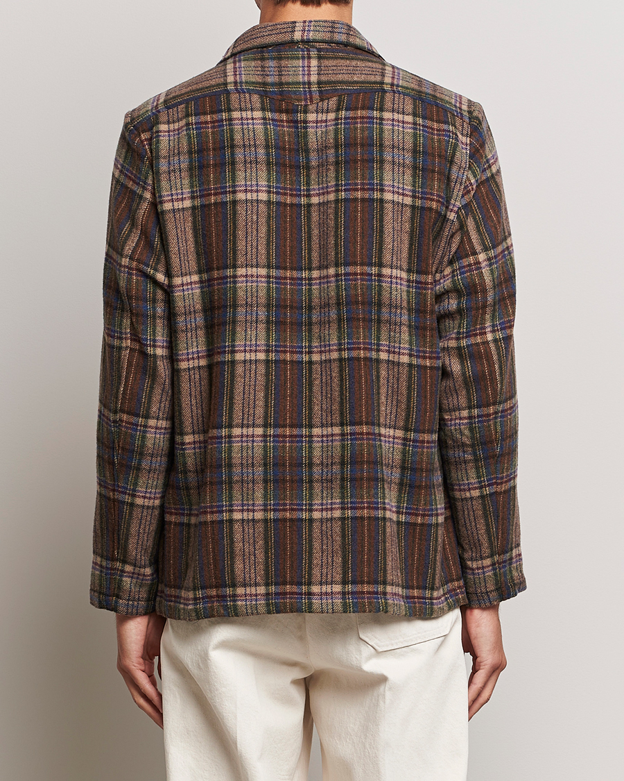 Men | Coats & Jackets | Massimo Alba | Florida Soft Wool Shirt Jacket Brown Check