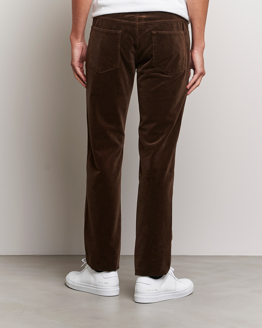 Men | Trousers | Massimo Alba | Regular Fit Velvet 5-Pocket Pants Chestnut