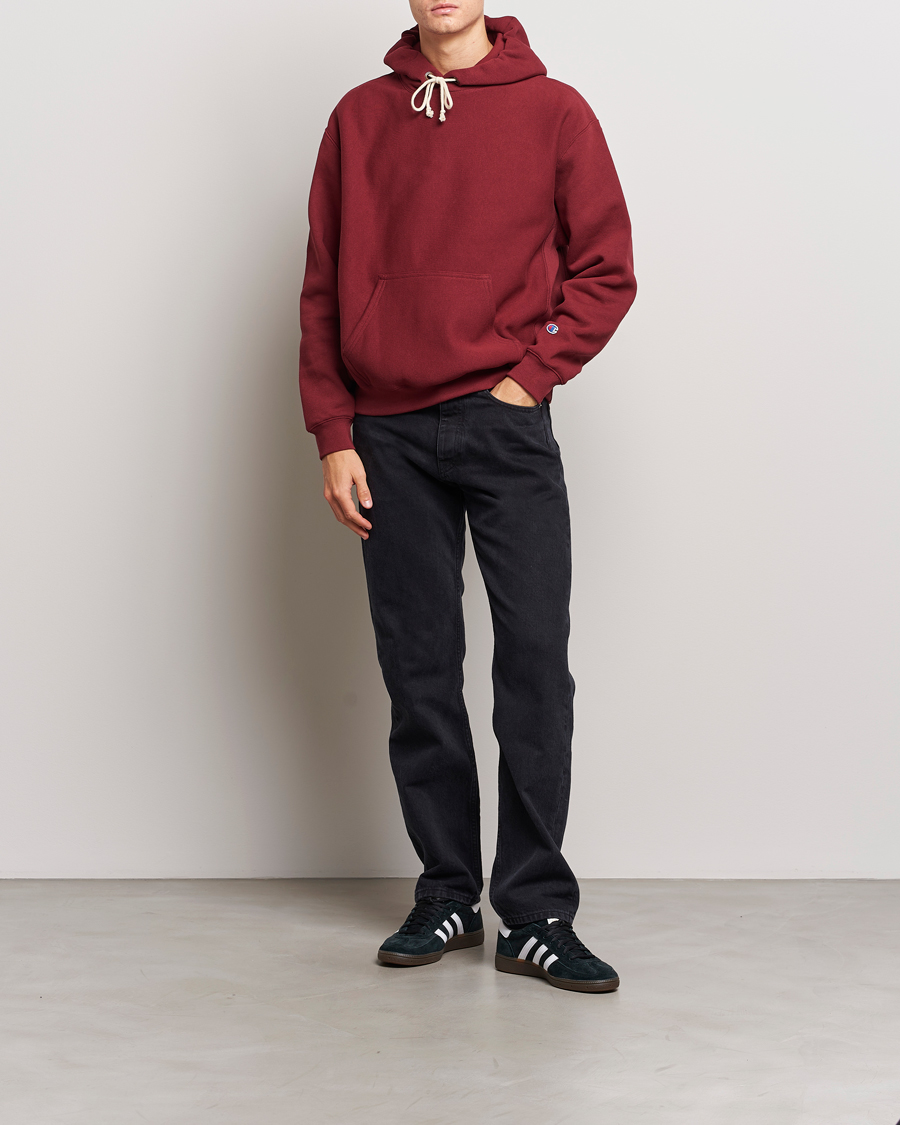Men | Sweaters & Knitwear | Champion | Reverse Weave Soft Fleece Hoodie Cabernet