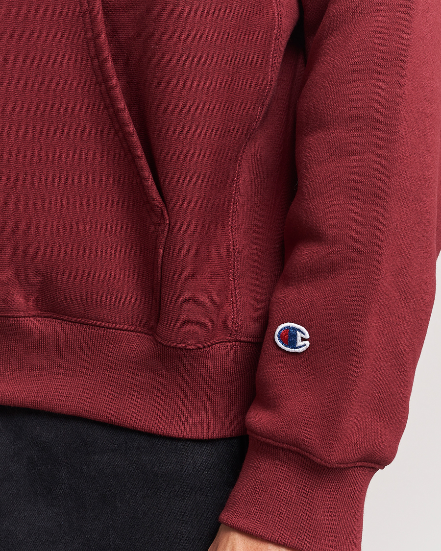 Men | Sweaters & Knitwear | Champion | Reverse Weave Soft Fleece Hoodie Cabernet