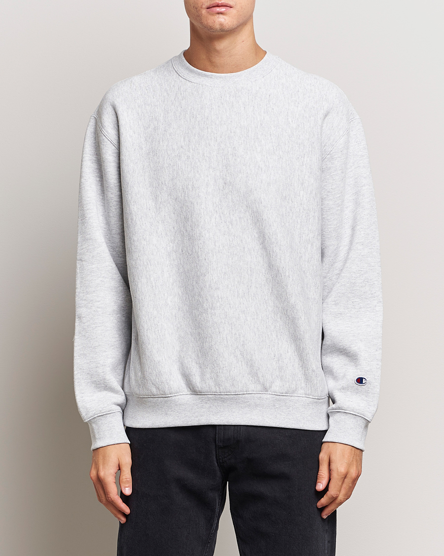 Men | Sweaters & Knitwear | Champion | Reverse Weave Soft Fleece Sweatshirt Grey Melange