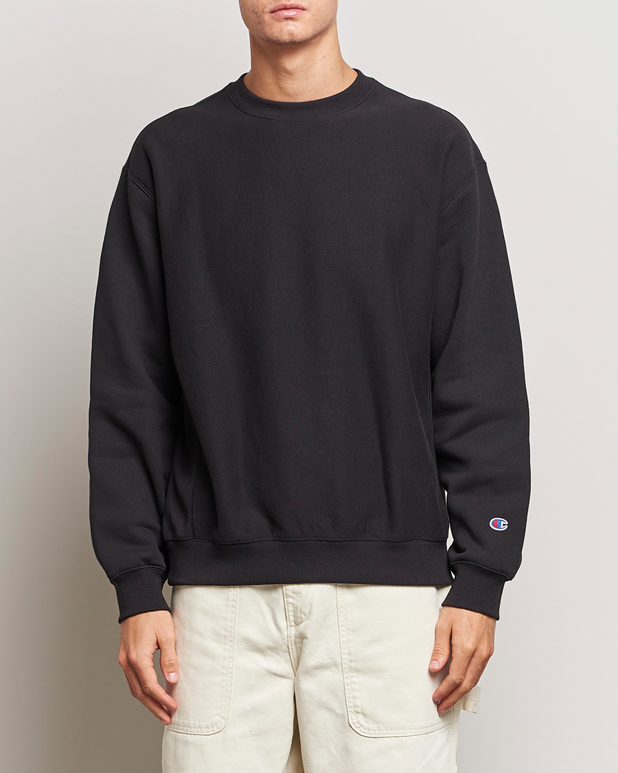 Men | Sweatshirts | Champion | Reverse Weave Soft Fleece Sweatshirt Black Beauty