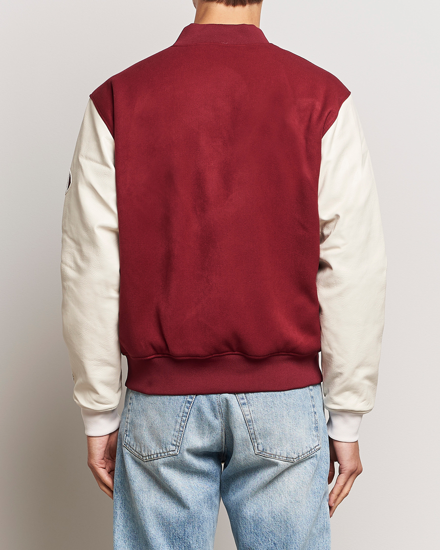 Men | Coats & Jackets | Champion | Archive Varsity Bomber Jacket Cabernet