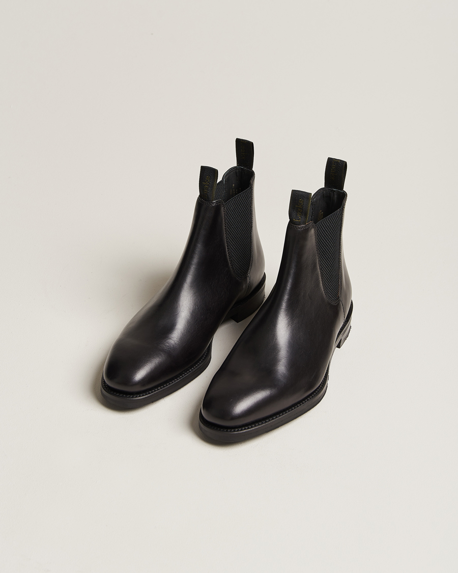 Men | Boots | Loake 1880 | Emsworth Chelsea Boot Black Leather
