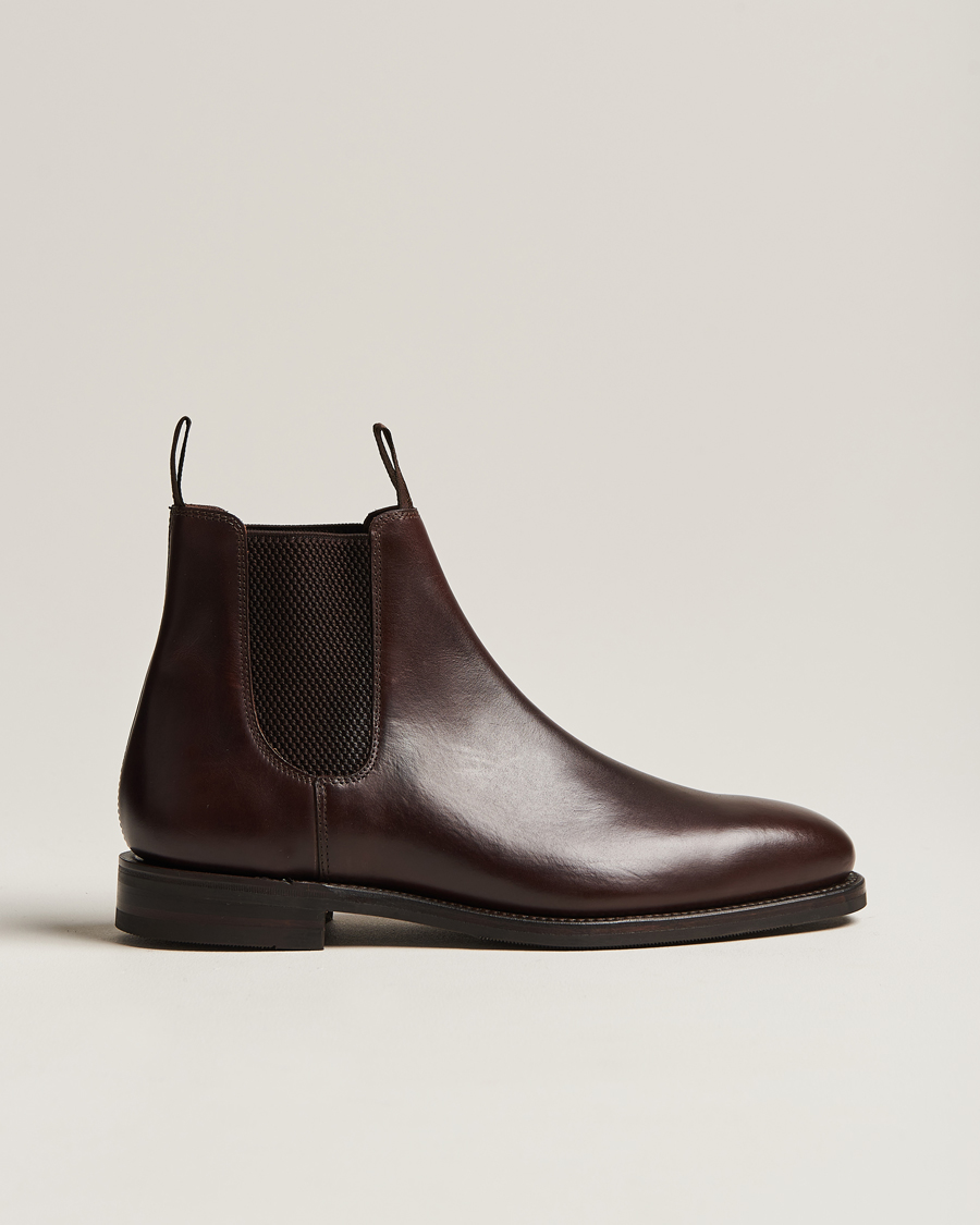 Men |  | Loake 1880 | Emsworth Chelsea Boot Dark Brown Leather