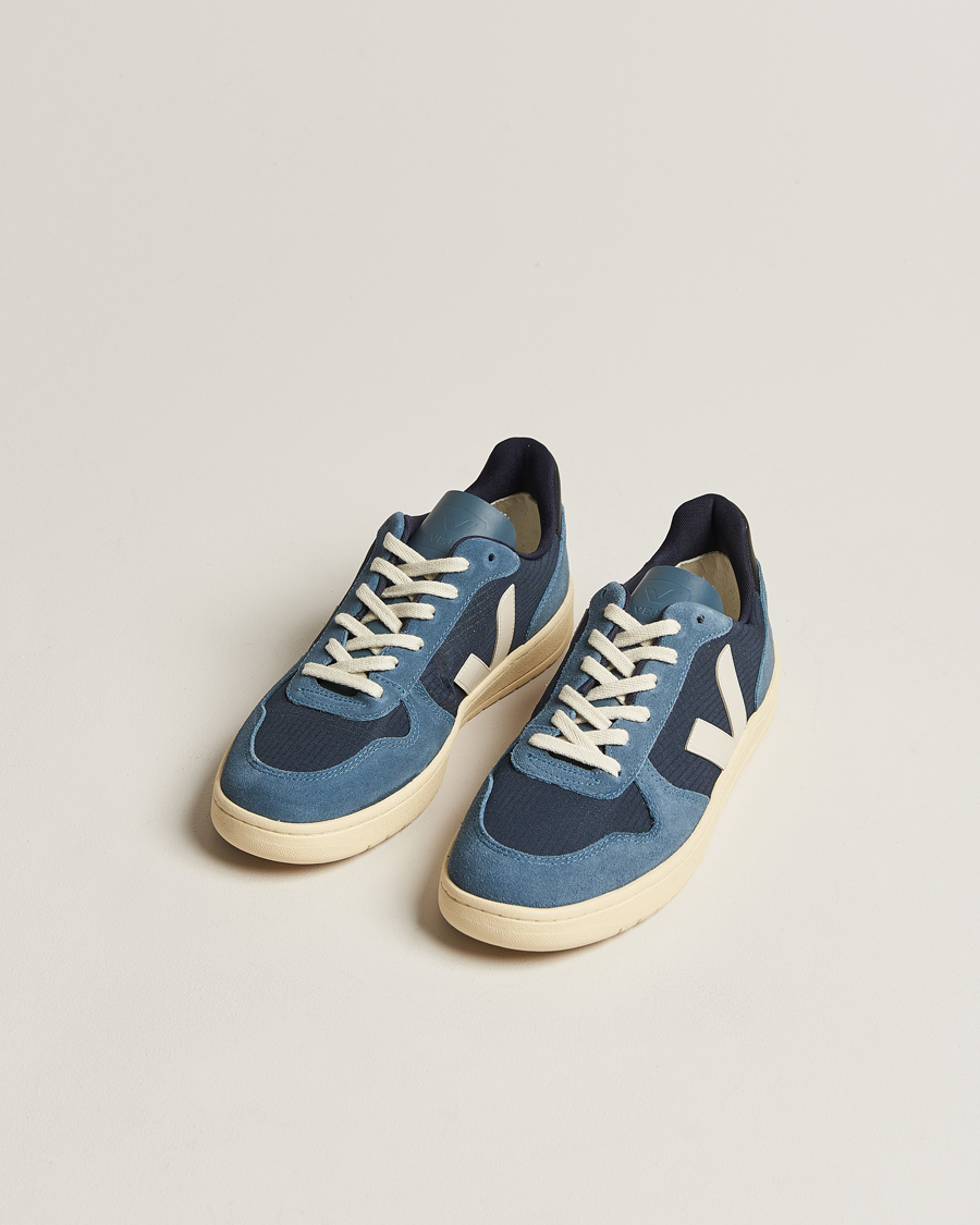 Men | Veja V-10 Ripstop Leather Sneaker Nautico Pierre | Veja | V-10 Ripstop Leather Sneaker Nautico Pierre