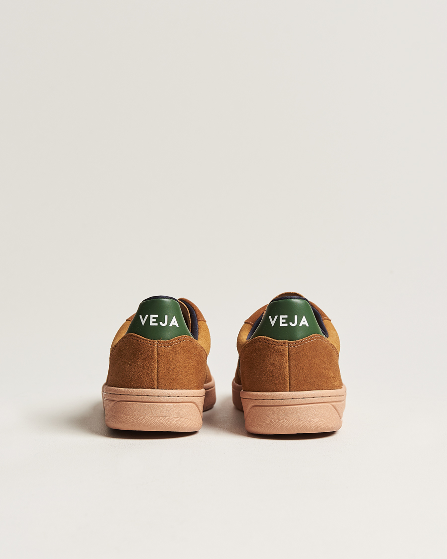 Men | Veja V-10 Suede Sneaker Camel Cyprus/Multico | Veja | V-10 Suede Sneaker Camel Cyprus/Multico