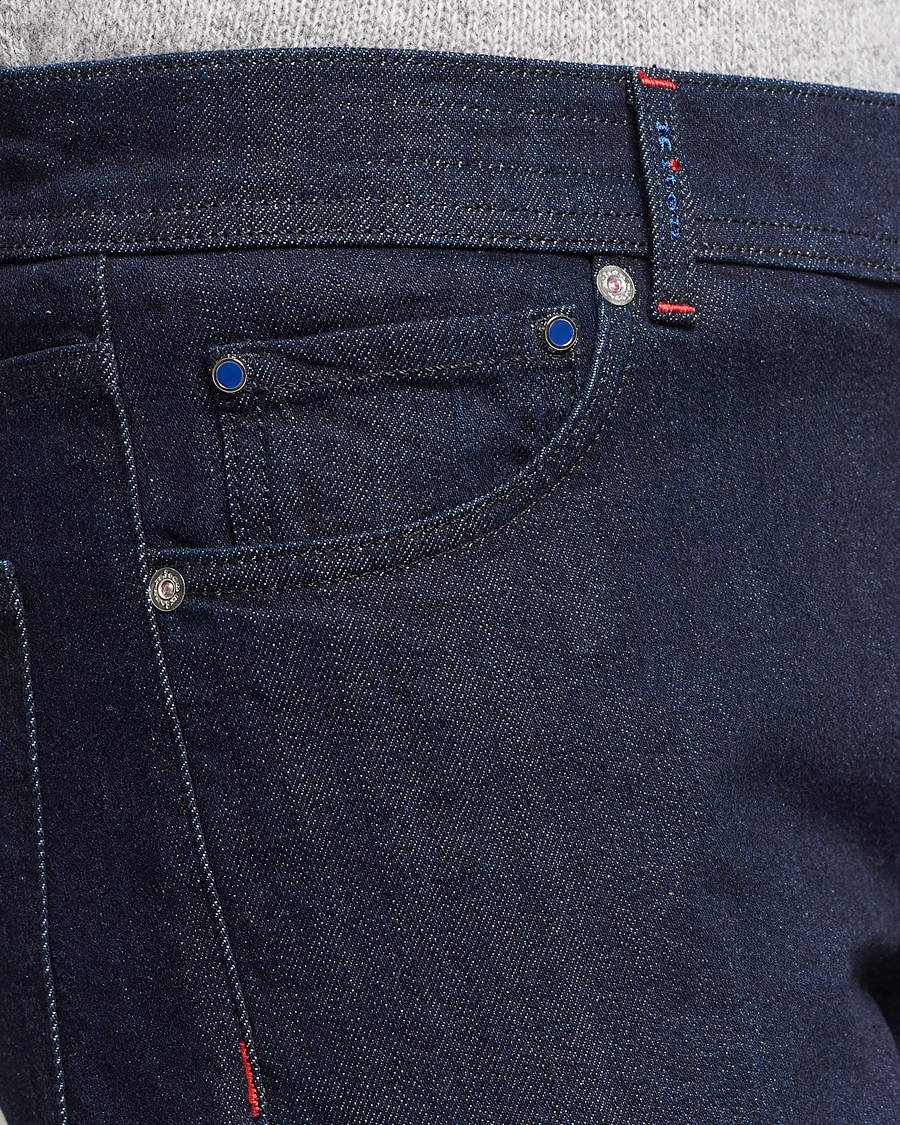 Men | Jeans | Kiton | Slim Fit Stretch Jeans Dark Blue Wash