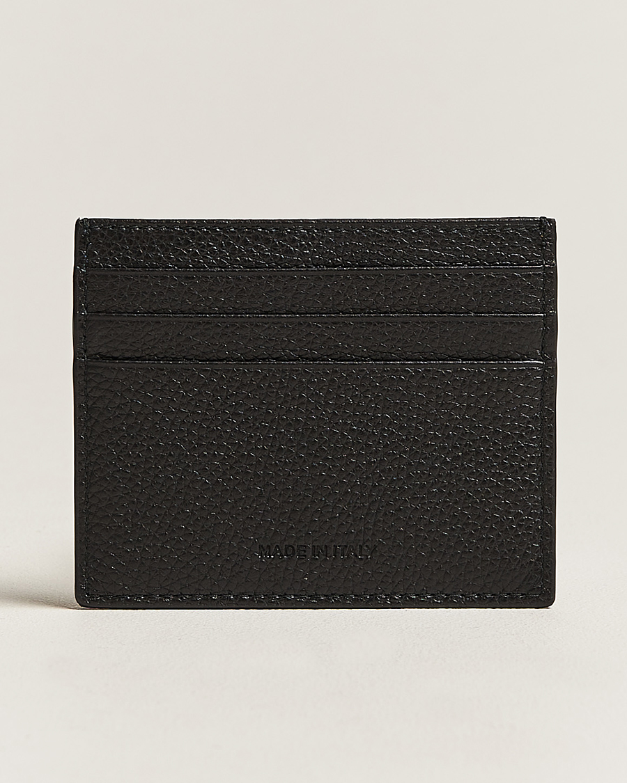 Men |  | Kiton | Grain Leather Cardholder Black