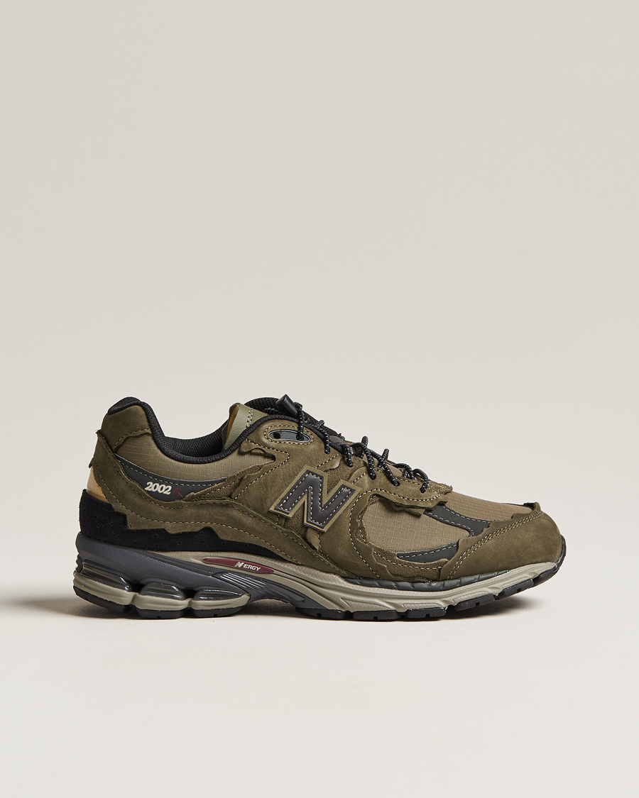 Men | New Balance 2002R Protection Pack Sneakers Dark Moss | New Balance | 2002R Protection Pack Sneakers Dark Moss