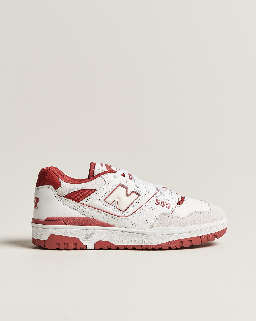 Men | White Sneakers | New Balance | 550 Sneakers White/Red