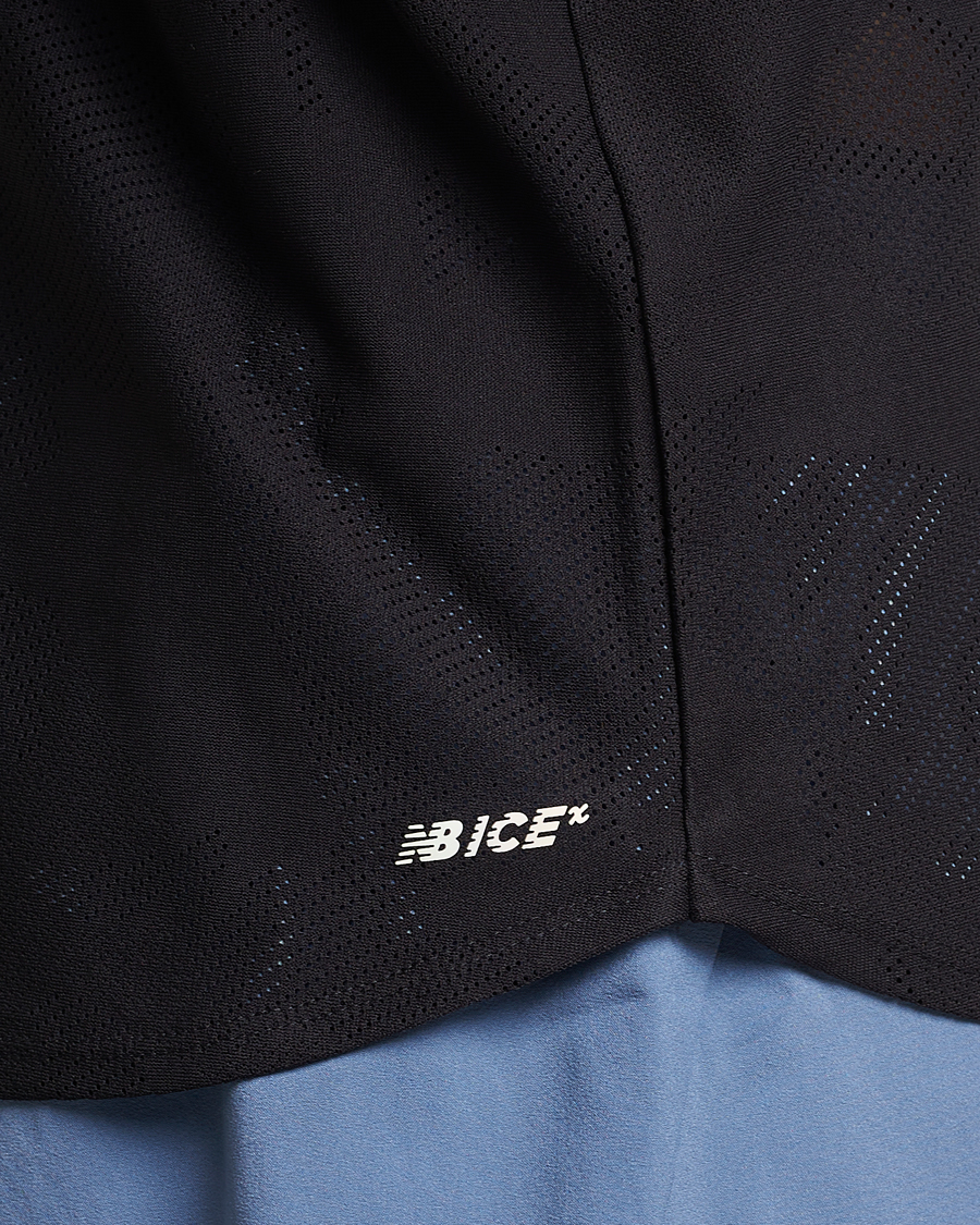 Men | T-Shirts | New Balance | Running Q Speed Jacquard T-Shirt Black
