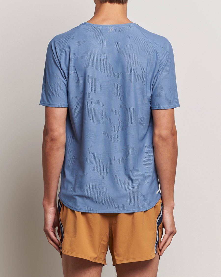 Men | T-Shirts | New Balance | Running Q Speed Jacquard T-Shirt Mercury Blue