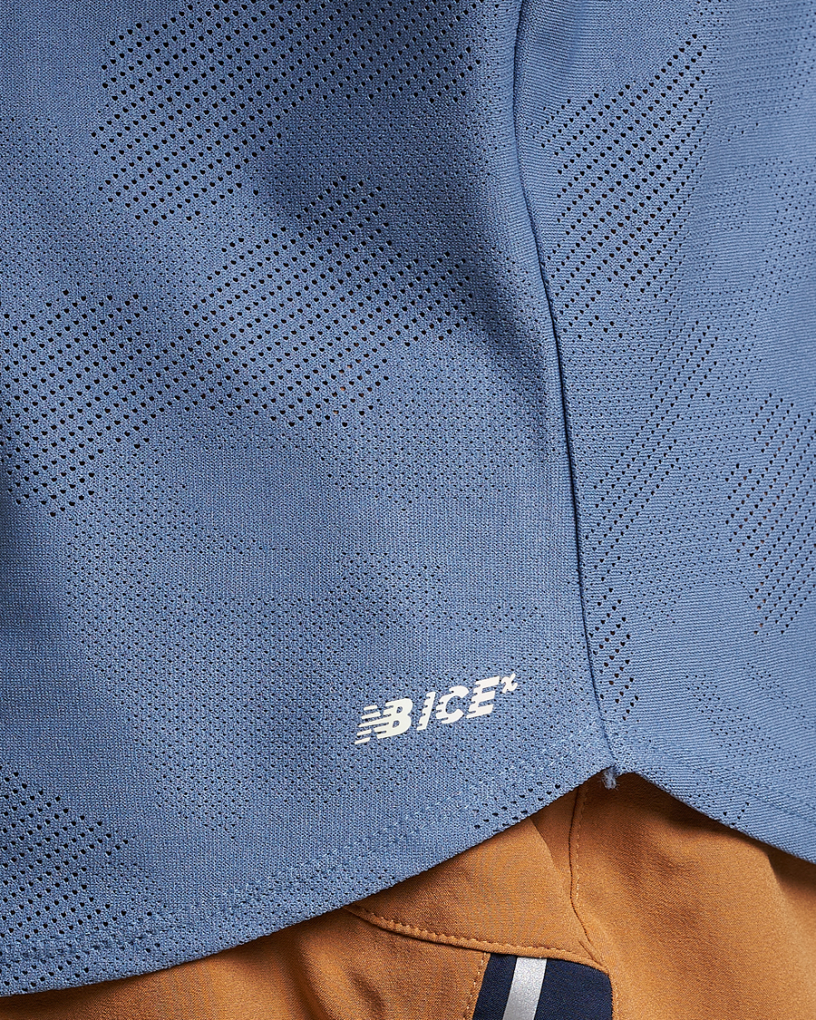 Men | T-Shirts | New Balance | Running Q Speed Jacquard T-Shirt Mercury Blue