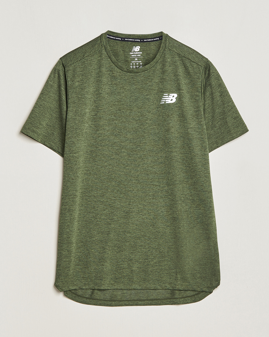 Men | T-Shirts | New Balance | Running Impact Run T-Shirt Kombu Heather