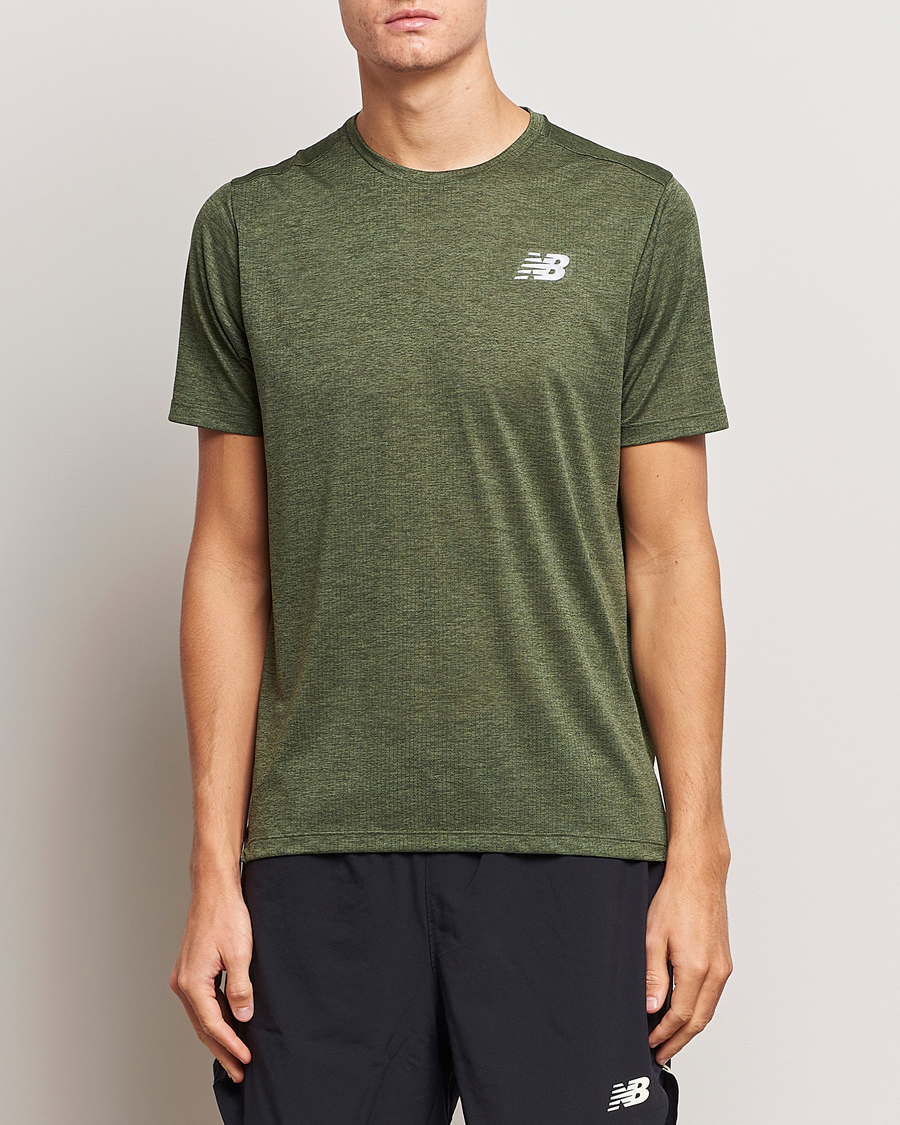 Men | T-Shirts | New Balance | Running Impact Run T-Shirt Kombu Heather