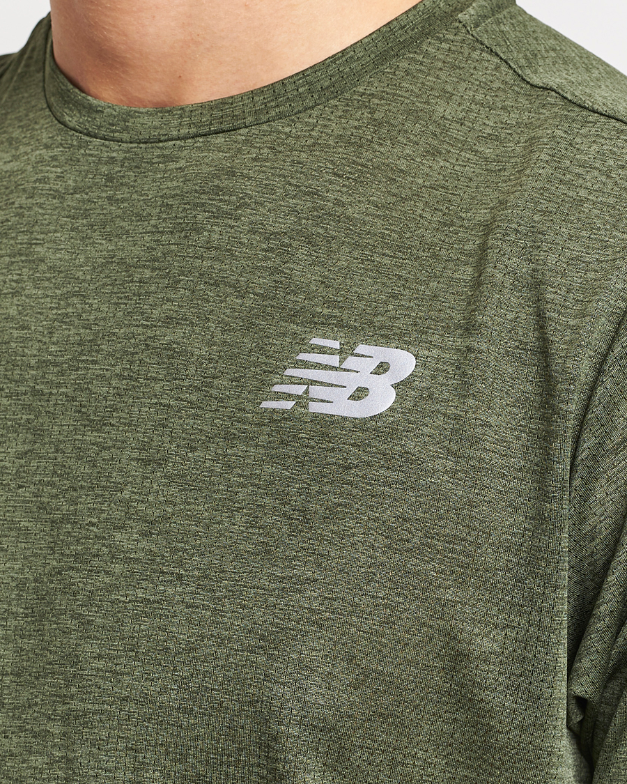 Men | T-Shirts | New Balance | Running Impact Run T-Shirt Kombu Heather
