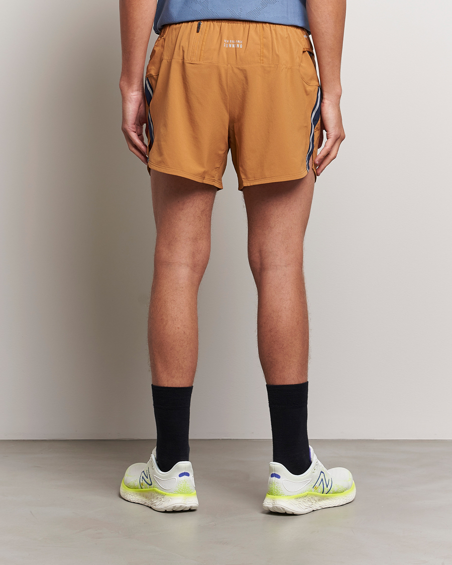 Men | Shorts | New Balance | Running Impact Run 5 Inch Shorts Tobacco