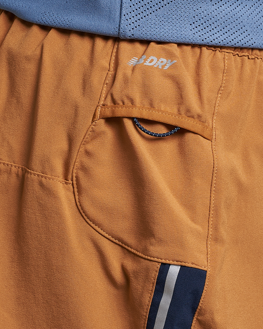 Men | Shorts | New Balance | Running Impact Run 5 Inch Shorts Tobacco