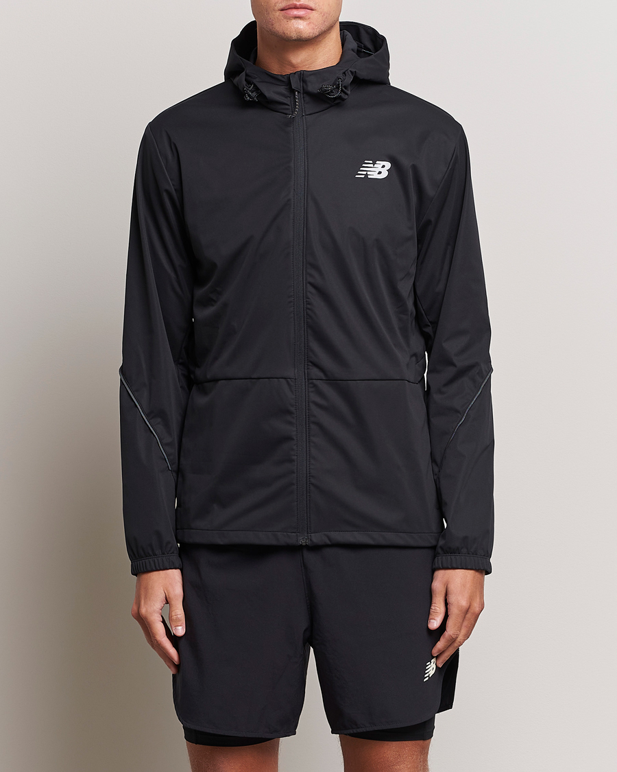 Men | Contemporary jackets | New Balance Running | Impact Run Water Defy Jacket Black