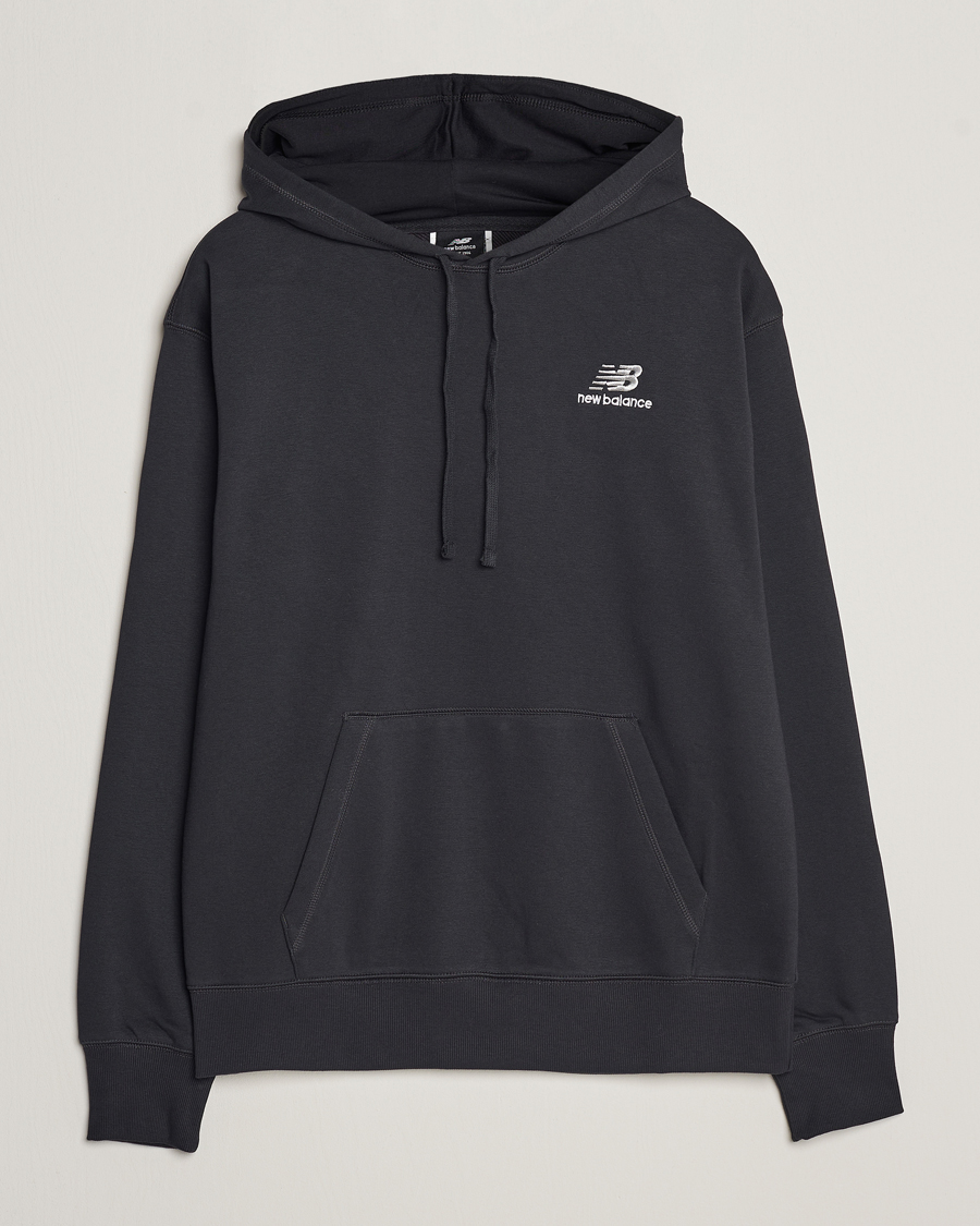 Men | Sweaters & Knitwear | New Balance | Essentials Hoodie Black