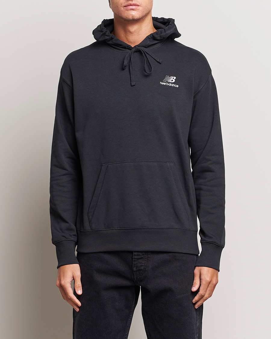 Men | Sweaters & Knitwear | New Balance | Essentials Hoodie Black