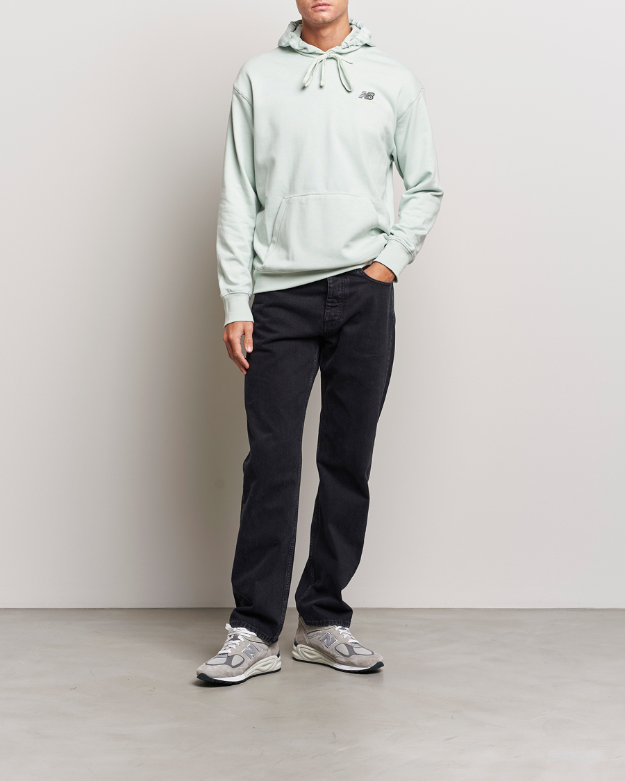 Men | Sweaters & Knitwear | New Balance | Essentials Hoodie Sage